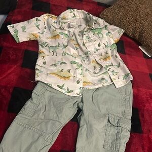 Pants and dress shirt toddler